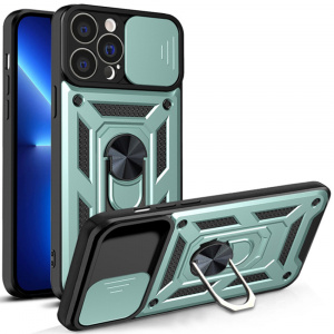 Husa pentru iPhone 13 Pro - Techsuit CamShield Series - Green