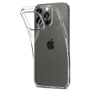 Husa pentru iPhone 14 Pro Max - Spigen Liquid Crystal - Clear - Img 4