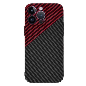 Husa pentru iPhone 14 Pro Max - Techsuit Carbonite FiberShell - Red Vortex - Img 2