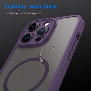Husa pentru iPhone 14 Pro Max - Techsuit HaloFrost II MagSafe - Purple - Img 6