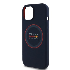 Husa pentru iPhone 14 - Red Bull Racing Silicone Red Ring MagSafe (RBHMP14S24SIILVR) - Navy - Img 4
