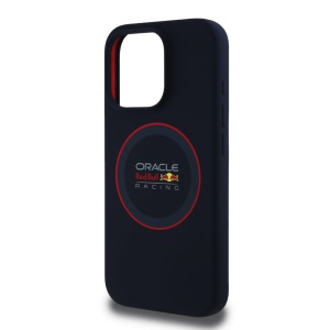 Husa pentru iPhone 15 Pro - Red Bull Racing Silicone Red Ring MagSafe (RBHMP15L24SIILVR) - Navy - Img 4