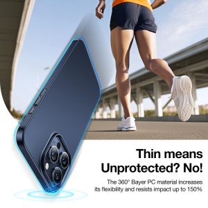 Husa pentru iPhone 15 Pro - Torras OriginFit-Mag Series - Navy Blue - Img 4