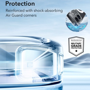 Husa pentru iPhone 16 - ESR Zero HaloLock - Clear - Img 3