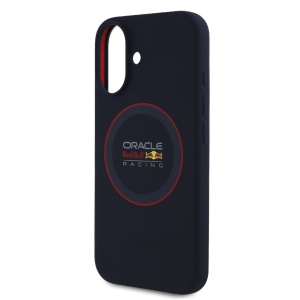Husa pentru iPhone 16 Plus - Red Bull Racing Silicone Red Ring MagSafe (RBHMP16M24SIILVR) - Navy - Img 4