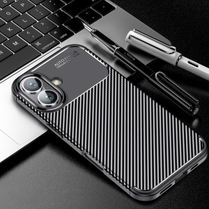 Husa pentru iPhone 16 Plus - Techsuit CarbonFiber - Black - Img 6