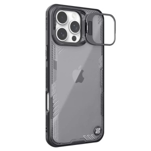 Husa pentru iPhone 16 Pro Max - Nillkin Iceblade Prop (with Camera Cutout) - Black - Img 1