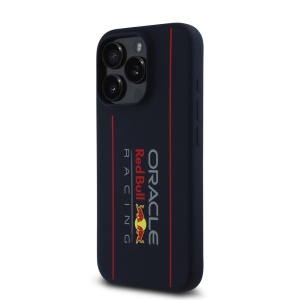Husa pentru iPhone 16 Pro Max - Red Bull Racing Silicone Oversize Vertical Logo MagSafe (RBHMP16X24SIOLRV) - Navy - Img 3