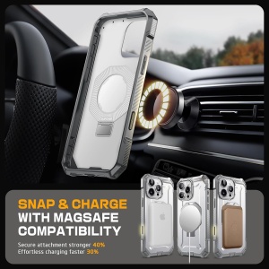 Husa pentru iPhone 16 Pro - Supcase Unicorn Beetle Defender - White - Img 3