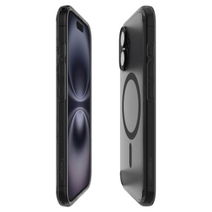 Husa pentru iPhone 16 - Spigen Ultra Hybrid T MagSafe - Frost Black - Img 6
