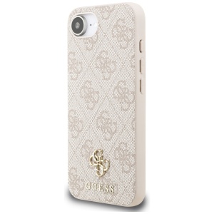 Husa pentru iPhone 16e - Guess Hardcase 4G Classic MagSafe (GUHMPSE4P4SM4MP) - Pink - Img 2