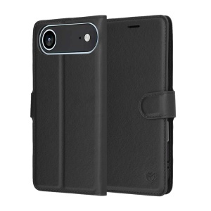 Husa pentru iPhone 17 Air - Techsuit Leather Folio - Black