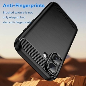 Husa pentru iPhone 17 - Techsuit Carbon Silicone - Black - Img 4