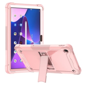 Husa pentru Lenovo Tab M10 Plus 3rd Gen (TB-125F/TB-128F) + Folie - Techsuit Rugged TabShell - Rose Gold - Img 4
