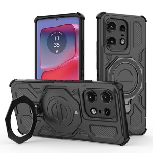 Husa pentru Motorola Edge 50 Pro - Techsuit Carbon Shield PRO - Black - Img 1