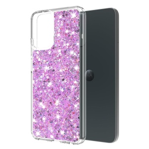 Husa pentru Motorola Moto G14 - Techsuit Sparkly Glitter - Magenta - Img 1