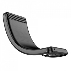 Husa pentru OnePlus 10 Pro - Techsuit Carbon Silicone - Black - Img 5