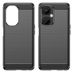 Husa pentru OnePlus Nord CE 3 Lite - Techsuit Carbon Silicone - Black - Img 3