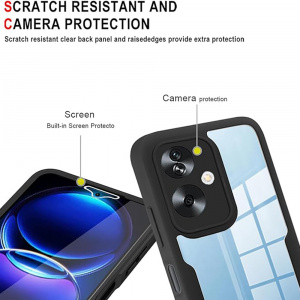 Husa pentru Oppo A79 5G / OnePlus Nord N30 SE + Folie - Techsuit ColorVerse 360 Series - Black - Img 5