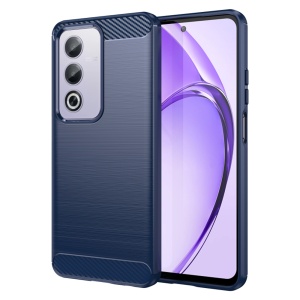 Husa pentru Oppo A80 5G - Techsuit Carbon Silicone - Blue - Img 1