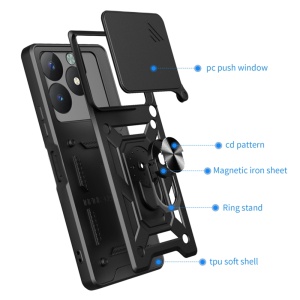 Husa pentru Realme C63 / C61 - Techsuit CamShield Series - Blue - Img 4