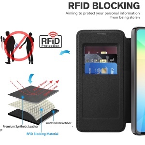 Husa pentru Samsung Galaxy A06 - Techsuit SmartMag Book Case - Black - Img 5