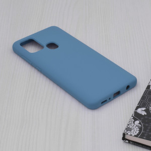 Husa pentru Samsung Galaxy A21s - Techsuit Soft Edge Silicone - Denim Blue - Img 4