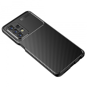 Husa pentru Samsung Galaxy A23 4G / A23 5G - Techsuit CarbonFiber - Black - Img 5