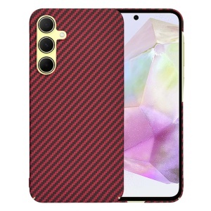 Husa pentru Samsung Galaxy A35 5G - Techsuit Carbonite FiberShell - Red