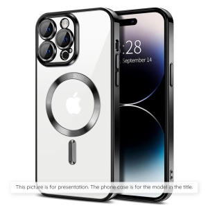 Husa pentru Samsung Galaxy A35 5G - Techsuit Luxury Crystal MagSafe - Black - Img 2