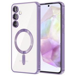 Husa pentru Samsung Galaxy A35 5G - Techsuit Luxury Crystal MagSafe - Light Purple - Img 1