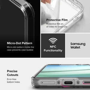 Husa pentru Samsung Galaxy A36 5G / A56 5G - Ringke Fusion - Matte Clear - Img 6