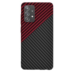 Husa pentru Samsung Galaxy A52 4G / A52 5G / A52s 5G - Techsuit Carbonite FiberShell - Red Vortex - Img 2