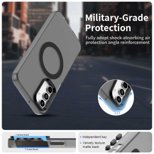 Husa pentru Samsung Galaxy A55 5G - Techsuit CandyCase MagSafe - Black - Img 3