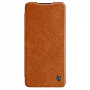 Husa pentru Samsung Galaxy A72 4G / A72 5G - Nillkin QIN Leather Case - Brown - Img 2