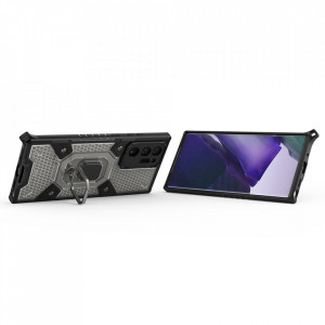 Husa pentru Samsung Galaxy Note 20 Ultra / Note 20 Ultra 5G - Techsuit Honeycomb Armor - Black - Img 2