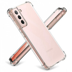 Husa pentru Samsung Galaxy S21 5G - Techsuit Shockproof Clear Silicone - Clear - Img 1