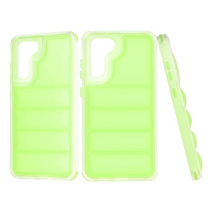 Husa pentru Samsung Galaxy S21 FE 5G - Techsuit Wave Shield - Green - Img 1