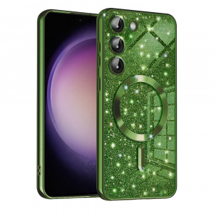 Husa pentru Samsung Galaxy S23 Plus - Techsuit Luxury Glitter MagSafe - Deep Green