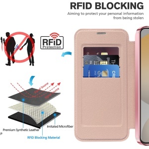 Husa pentru Samsung Galaxy S23 Plus - Techsuit SmartMag Book Case - Pink - Img 5