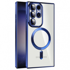 Husa pentru Samsung Galaxy S23 Ultra - Techsuit Luxury Crystal MagSafe - Deep Blue - Img 2