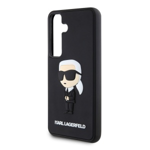 Husa pentru Samsung Galaxy S24 - Karl Lagerfeld 3D Design (KLHCS24S3DRKINK) - Rubber Ikonik - Img 5