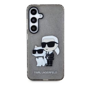 Husa pentru Samsung Galaxy S24 - Karl Lagerfeld Hardcase Glitter (KLHCS24SHNKCTGK) - Karl&Choupette - Img 2