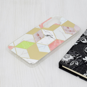 Husa pentru Samsung Galaxy S24 Plus - Techsuit Marble Series - Purple Hex - Img 4