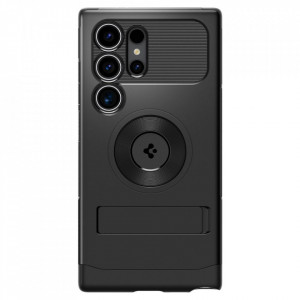 Husa pentru Samsung Galaxy S24 Ultra - Spigen Slim Armor MagSafe - Black - Img 3