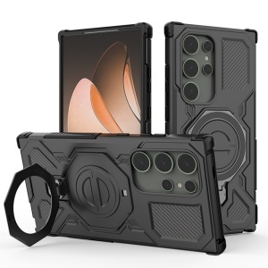 Husa pentru Samsung Galaxy S24 Ultra - Techsuit Carbon Shield PRO - Black - Img 1