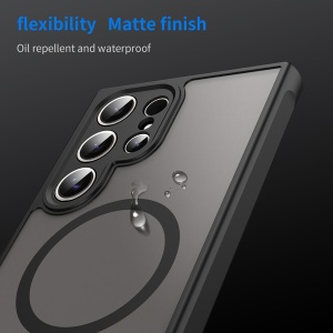 Husa pentru Samsung Galaxy S24 Ultra - Techsuit HaloFrost II MagSafe - Black - Img 6