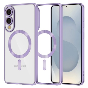 Husa pentru Samsung Galaxy S25 Edge - Techsuit Luxury Crystal MagSafe - Light Purple