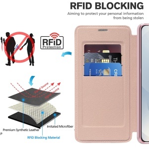 Husa pentru Samsung Galaxy S25 Edge - Techsuit SmartMag Book Case - Pink - Img 5