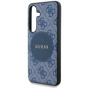 Husa pentru Samsung Galaxy S25 Plus - Guess 4G Circle Classic Logo MagSafe (GUHMS25MP4PGRSGB) - Blue - Img 5